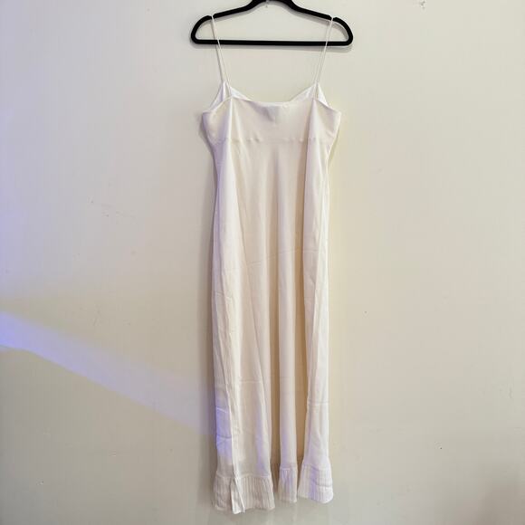 Reformation Suki Sleeveless Scoop-Neck Ruffle-Hem Midi Dress size US  12 - Picture 5 of 8